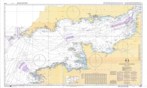 Admiralty 2675 English Channel Map Chart Maritime Nautical Marine Genius Paper - Picture 1 of 6
