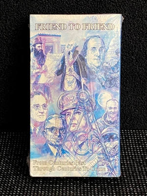 Vintage 1996 "Friend To Friend" FREEMASONS Grand Lodge of PA VHS Tape SEALED NEW - Image 1 of 4