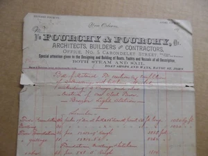 1896 Brazos River Texas Lighthouse Construction New Orleans Architect Fourchy    - Picture 1 of 7