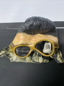 Vintage Elvis Presley Rubber Mask With Sideburns And Glasses Used - Picture 1 of 4