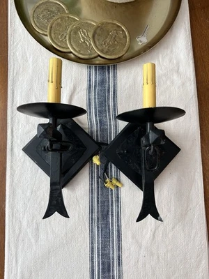 Apliques góticos vintage de hierro fundido macizo Foto 1 de 4