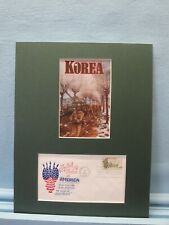 Honoring Korean War Veterans & First Day Cover of their own stamp