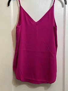 Express Satin V-Neck Downtown Cami, Size X-Small - Picture 1 of 6