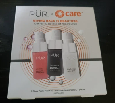 PUR x care 3 Piece Facial Mist Kit ~ (Lit, Matte, Mask Mists) - Image 1 of 4