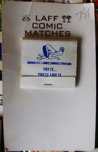 Vintage "Laff Comic Matches" matchbook - Picture 1 of 2