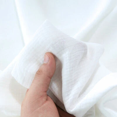 Baumwollstoff zarter feiner Sommer Stoff für Bluse Kleid Batist Meterware weiß - Bild 1 von 2