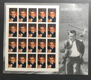 U.S. Stamps SC #3692. 20 Stamp Sheet - Legends of Hollywood - Cary Grant - Picture 1 of 1