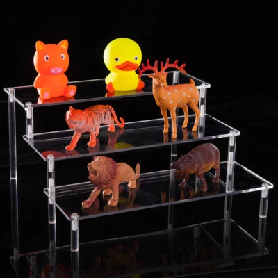 Acrylic Display Stand Toy Model Car Accessories Transparent Perspex Shelf Racks