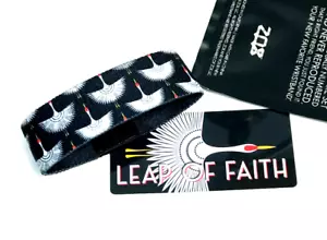 ZOX **LEAP OF FAITH** Silver STRAP Small MYS/FG band w/Card NIP - Picture 1 of 3