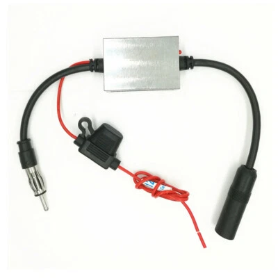 Car Auto Stereo FM Radio Signal Antenna Aerial Signal Amp Amplifier Booster Kit - Image 1 of 4