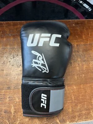 Islam Makhachev Signed Boxing MMA Fight Glove Psa Dna COA UFC Autographed - Image 1 of 4