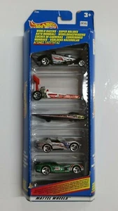 HOTWHEELS 1/64 LOT DE 5 HOTWHEELS  WORLD RACER  21084 DIE CAST MATTEL MODEL CAR  - Picture 1 of 4