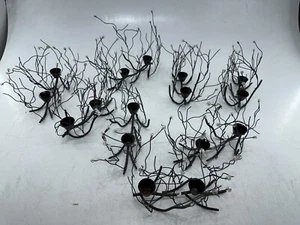 8 Metall Draht Ranken Licht Kerzenhalter Tischdeko Hochzeit Party Dinner ausgefallen - Bild 1 von 10