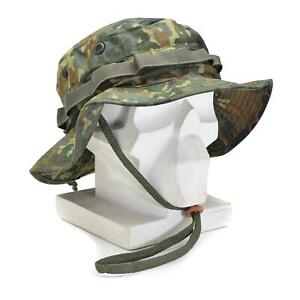 Mil-Tec Brand Military style ripstop boonie hat lightweight flecktarn army cap