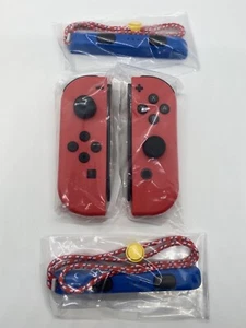 Nintendo Switch Mario Red And Blue Edition Joy-con Straps Dark Red Controllers - Picture 1 of 4