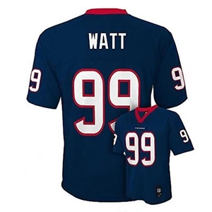 Camiseta deportiva de los Houston Texans de la NFL #99 vatios (azul) talla juvenil M nueva - Imagen 1 de 1