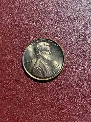 coins us 1969 Floating Roof - with FG initials Cover