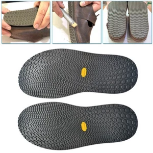 1Pair Anti Slip Rubber Full Soles DIY Shoes Repair Supplies Anti-wear Shoe Sole! - Picture 1 of 12