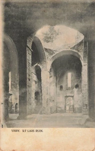 Postcard Wisby (Visby) Sweden. Saint Lars Church Ruins - Foto 1 di 2