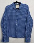 Abercrombie & Fitch Long Sleeve Button Shirt Men's XL Blue Plaid