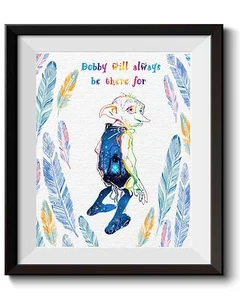 Dobby Harry Potter Always  Poster Canvas Art Print Nursery Wall Decor C026 - Picture 1 of 2