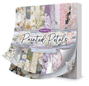 HUNKYDORY SAMPLE PAINTED PETALS DOUBLE SIDED 12 X 8" X 8" PAPERS FOR CRAFTS - Picture 1 of 2