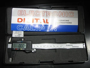 Pinza digital de 6" Micrómetro Herramienta de medición Pinza Vernier electrónica de acero inoxidable - Imagen 1 de 1