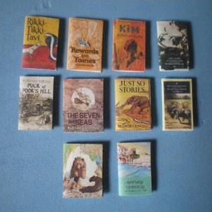 Dolls House miniatures accessories - Rudyard Kipling books - Picture 1 of 1