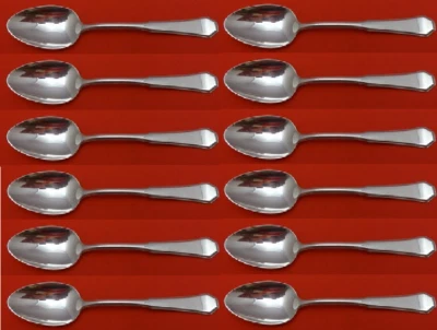 Набор чайных ложек American Federal от Reed and Barton из чистого серебра 12 шт. 6 1/8 дюйма - Изображение 1 из 4