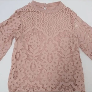 Art Class XL Girl's Lace Top Pink Size 14 / 16 - Picture 1 of 1