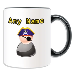 Personalisierte Geschenk Piraten Tasse Spardose Tasse Symbol Design Name Meer Osteuropa - Bild 1 von 21