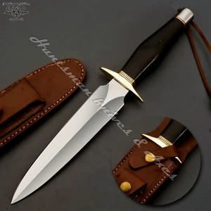 Custom Made Forged Spring Steel Randall Model 12 Dagger Replica W/Micarta Grip - Picture 1 of 9