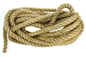 Juteseil Seil Hanfseil Tauwerk Hanf Naturhanf Jute Gedreht Ø16mm x 10m - Bild 1 von 2