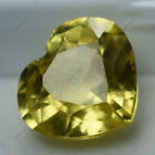 10 Ct Natural Ceylon Yellow Sapphire CERTIFIED Heart Shape Loose Gemstone