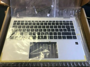 NEW GENUINE HP L66882-031 TOP COVER W/KB BL PVCY UK  XB360 1040 G6 - Picture 1 of 1