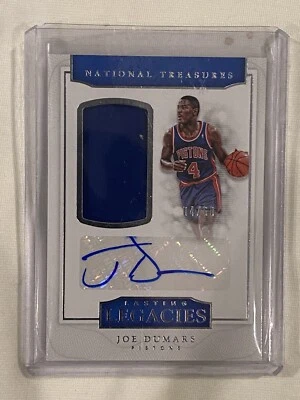 2016-17 National Treasures Joe Dumars Lasting Legacies Autograph 4/60 Jersey # - Image 1 of 2