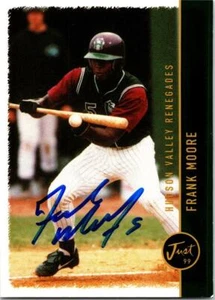 Frank Moore autographed baseball card Hudson Valley 1999 Just Minors Rookie #207 - Picture 1 of 1