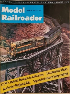 Model Railroader Magazine - Lot of 5, 1974 - Image 1 of 4