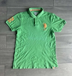 Camisa Polo Hombre US Assn Verde “2 Capas Algodón Compacto” Talla XL Big Pony - Imagen 1 de 6