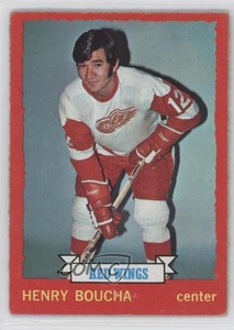 1973-74 O-Pee-Chee Dark Back Henry Boucha #33 Rookie RC