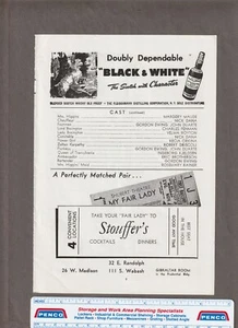 Vintage 1958 Chicago STOUFFER'S RESTAURANT Magazine AD~BLACKHAWK~The CART - Picture 1 of 2
