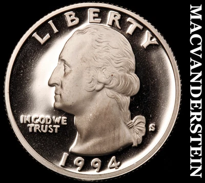 1994-S Washington Quarter-Choice Gem Proof Lustrous No Reserve #KLB3978 - Image 1 of 2