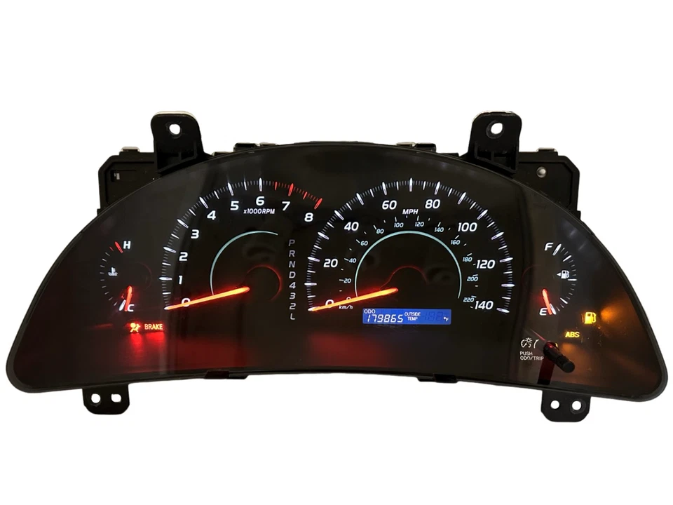Cuadro de instrumentos velocímetro Toyota Camry 2007-09 2,4 L 4 cilindros 179.865 millas Foto 1 de 4