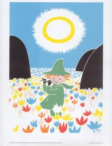 Moomin Poster Snufkin Tove Jansson 50 x 70 cm - Picture 1 of 1