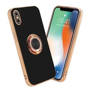 Hülle für Apple iPhone X / XS Kameraschutz Cover TPU Magnet Kartenfach - Bild 1 von 17