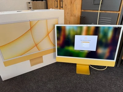 Apple iMac 24 M1 2021 | Gelb / Gold | 8GB RAM | 256GB SSD - Bild 1 von 3