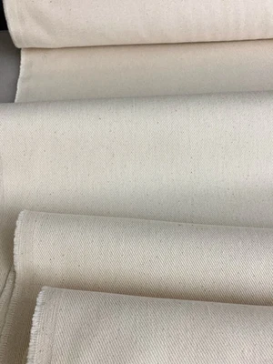 Denim natural orgánico — 60" de ancho — sarga de 12 oz — por yarda Foto 1 de 4