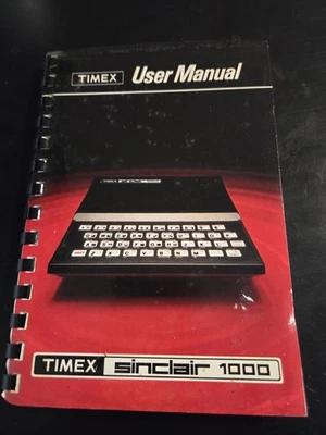 Timex Sinclair 1000 Original User Manual Instruction Book for the Computer 1982 - Image 1 of 4
