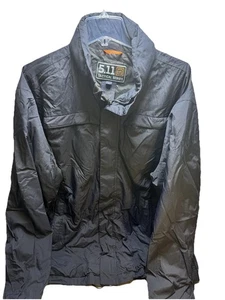 5.11 TACTICAL "Big Horn" Jacke Full Zip mittelschwer blau mit Logo Herren Gr. XL - Bild 1 von 6