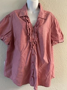 3X Millennium Ruffle Top #57*8 Free Shipping! - Picture 1 of 6